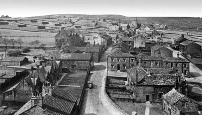 Sowerby Towngate from St Peter's tower