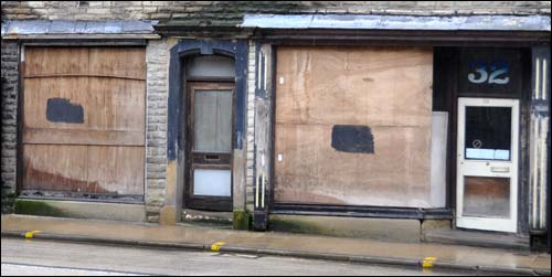 Near derelict shops on Market Street