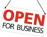 Open for Business