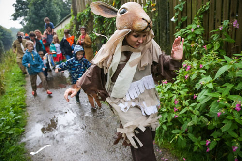 Rochdale Canal Festival: Families enjoy fishy tale in Mytholmroyd