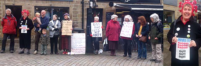 Anti-Thatcher protest