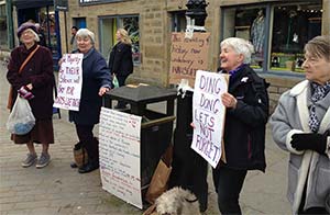 Protesting against the Thatcher legacy