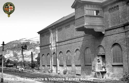 Goods Warehouse and Yard looking north west