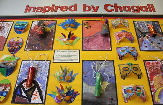 Riverside parents flock to Chagall show