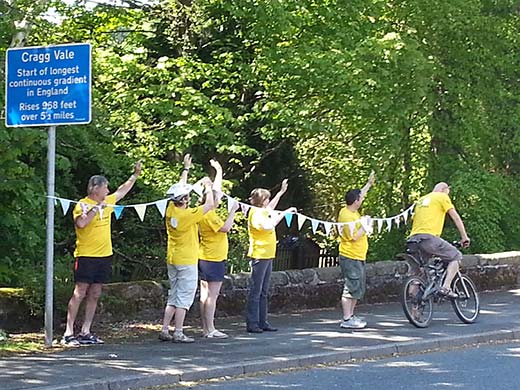 Cragg Vale bunting