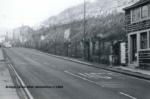 Bridge Lanes after demolition