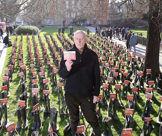 Greenpeace Wellies demo