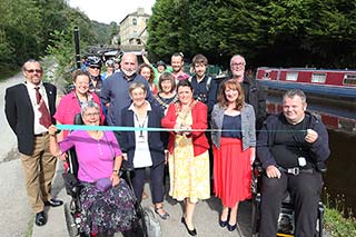 Canal towpath re-opened