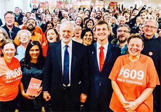 Jeremy Corbyn in Mytholmroyd