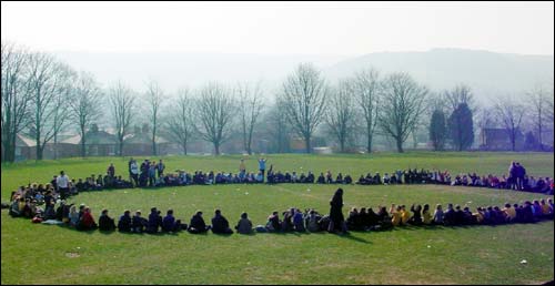 Calder High walkout