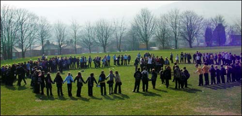 Calder High walkout