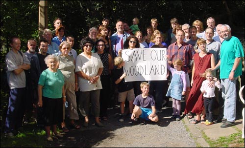 Mill pond protest