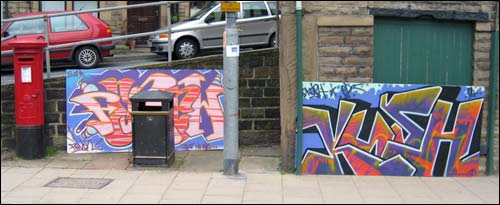 Hebden graffiti