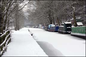 Hebden in the snow